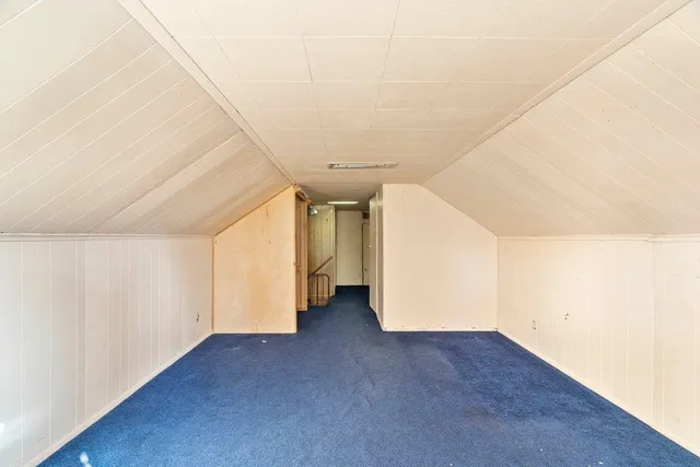 a view of a room with an empty space