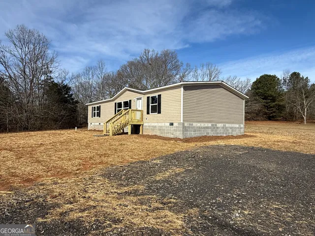 a backyard of a house