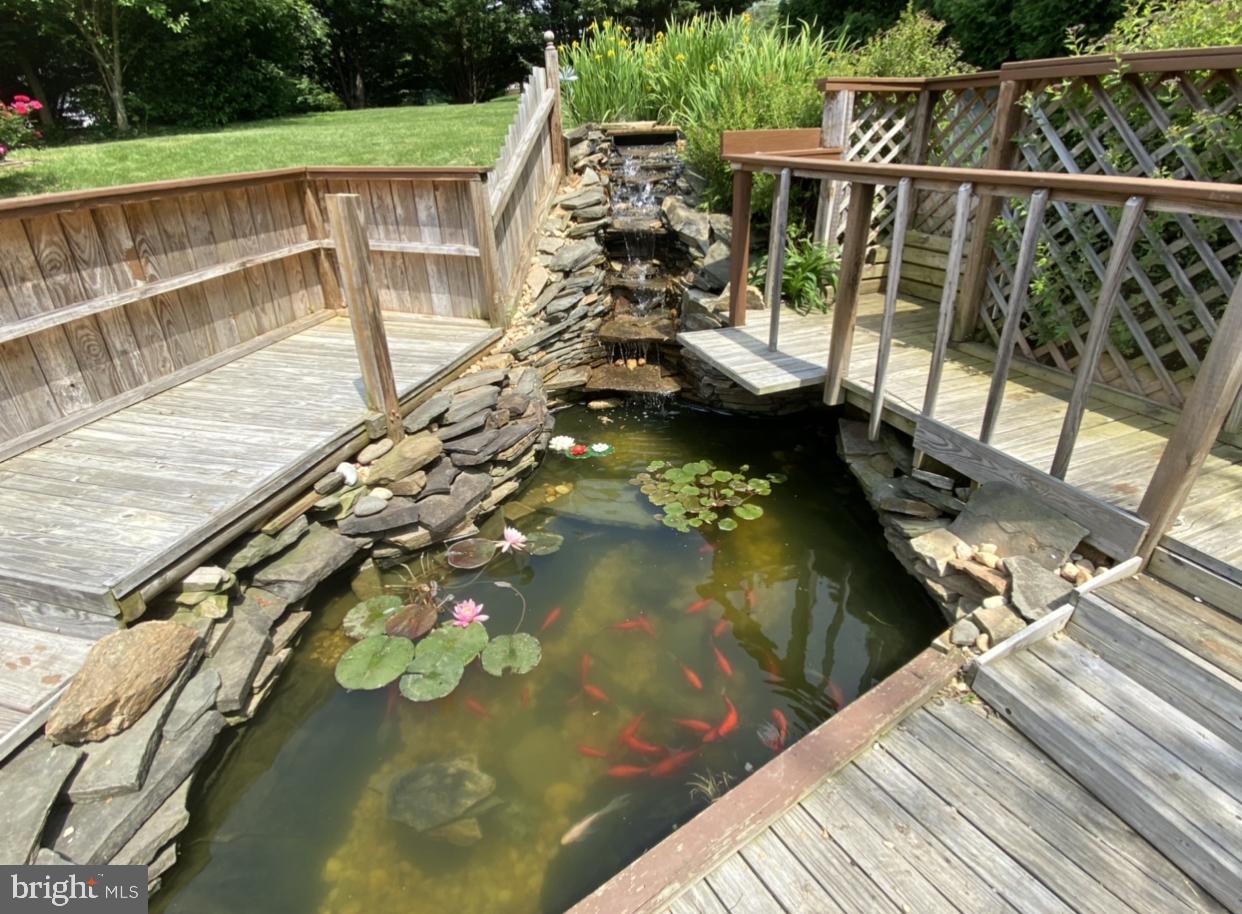 2807 Fridinger Mill Road Manchester, MD 21102 - Photo 47 of 51 Goldfish pond with stone waterfall