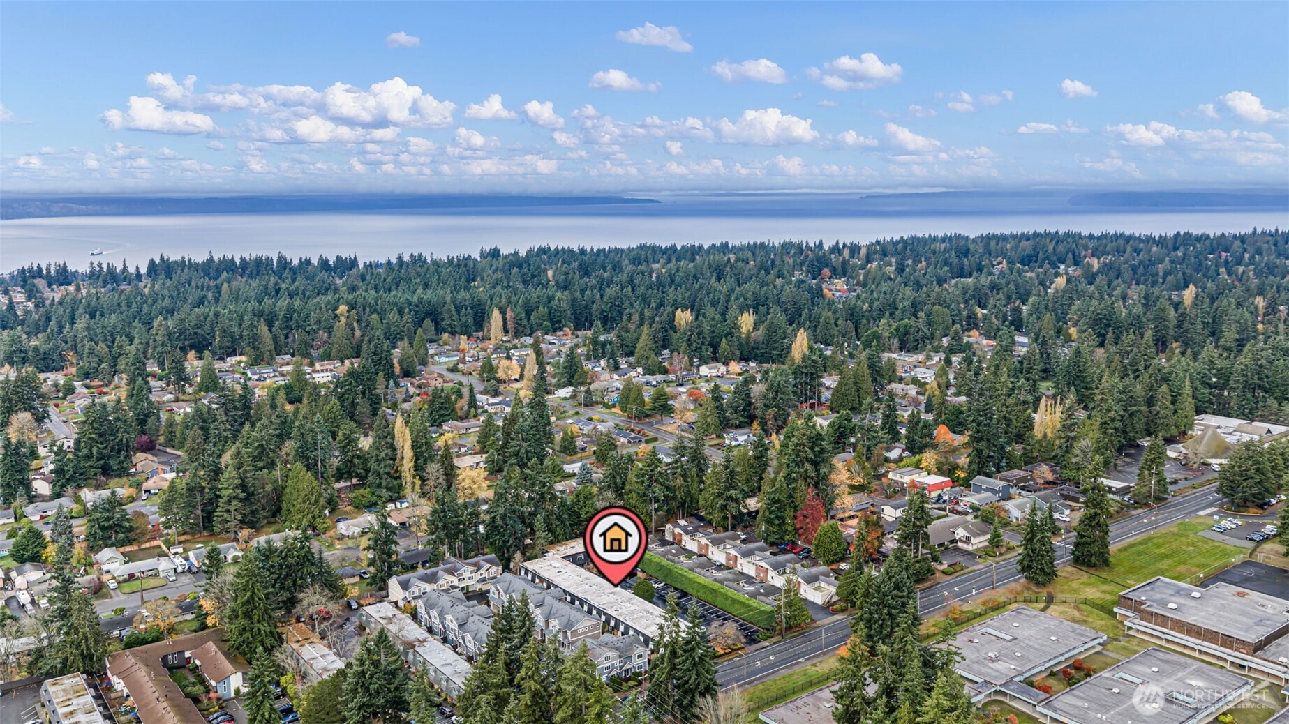 20714 76th Avenue West, Unit 11 Edmonds, WA 98026 - Photo 26 of 29 an aerial view of a city