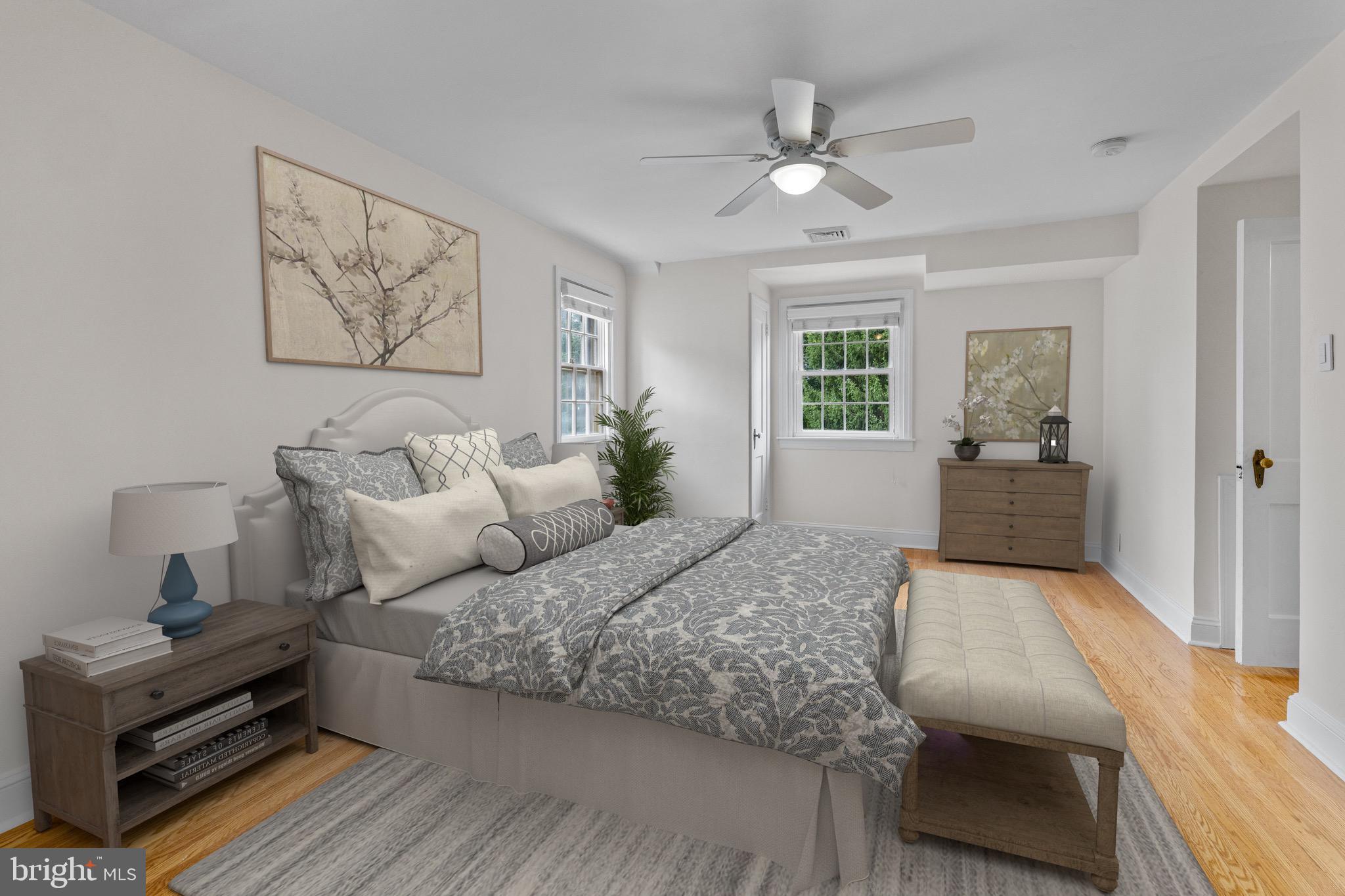 56 West Chelfield Road Glenside, PA 19038 - Photo 15 of 39 Primary Bedroom (virtually staged)