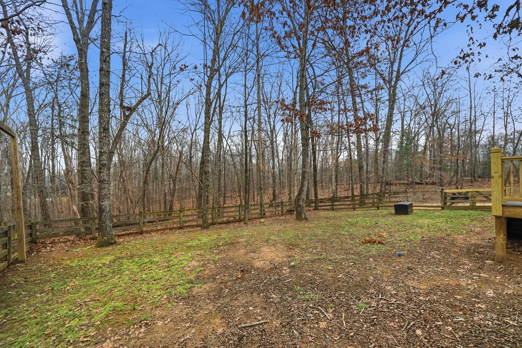 174 White Tail Ridge Road Jasper, GA 30143 - Photo 43 of 66 a backyard of a house with lots of green space and fountain