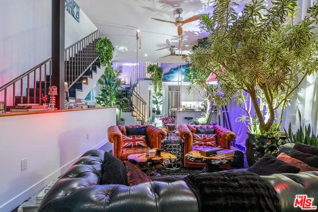 a outdoor living space with patio furniture