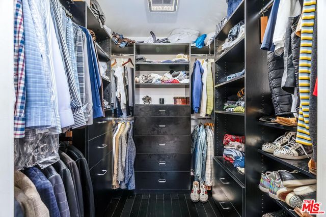 a view of walk in closet