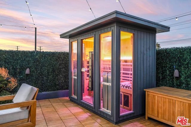 a view of outdoor space and balcony