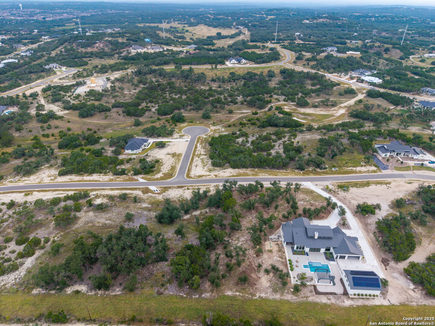 593 Rosemary Rdg Drive Bulverde, TX 78163 - Photo 11 of 18 an aerial view of residential houses with outdoor space