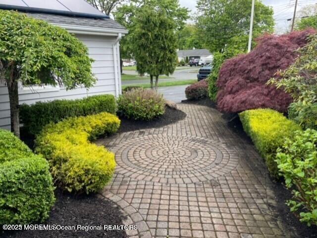 47 Poplar Avenue West Long Branch, NJ 07764 - Photo 6 of 21 a view of a garden with pathway