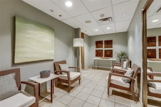 a view of a lake with a mountain view