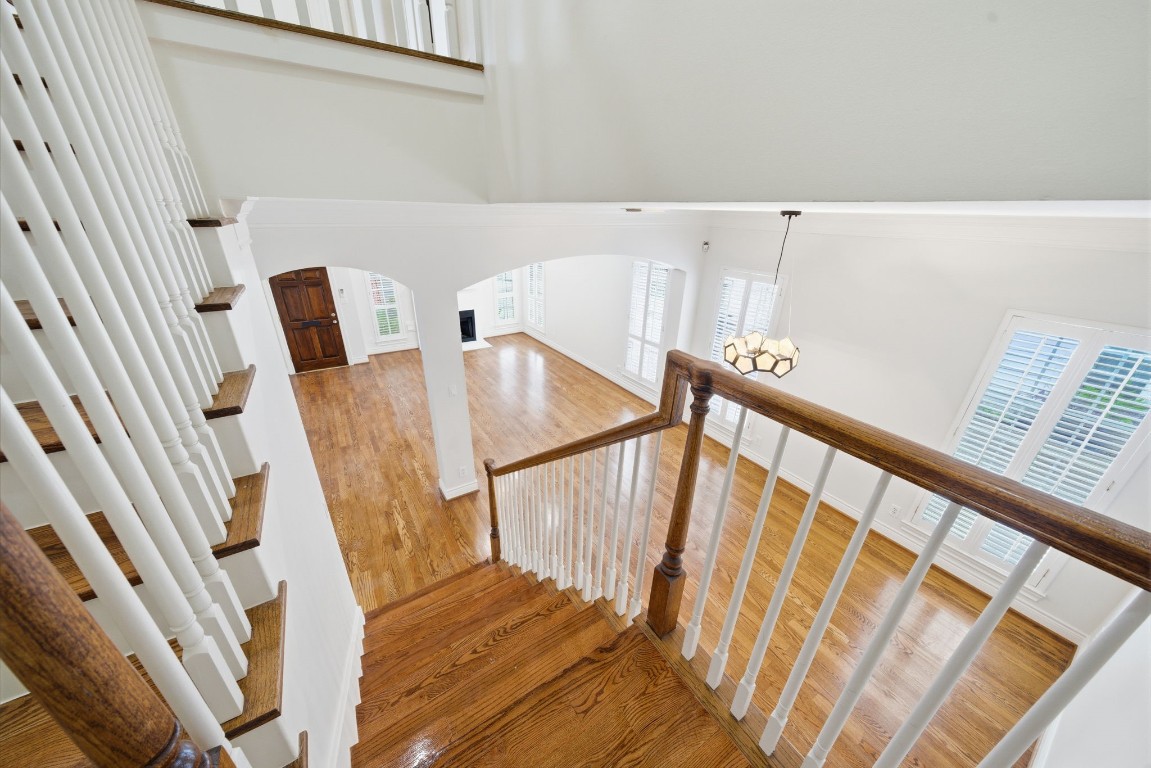1736 Colquitt Street, Unit A Houston, TX 77098 - Photo 17 of 45 An elevated vantage point reveals generous natural light and the effortless flow between the home’s main living spaces.