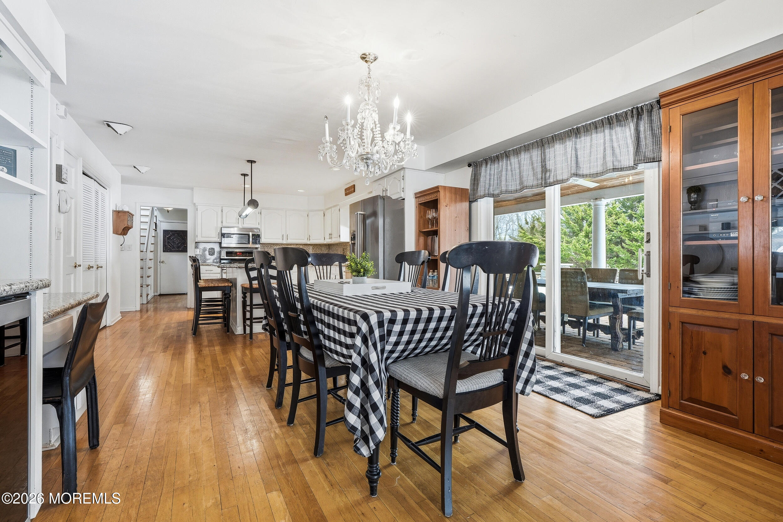 69 Five Points Road Freehold, NJ 07728 - Photo 19 of 59 Kitchen with Slider to Covered Patio