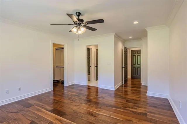 a bathroom with a sink vanity and mirror