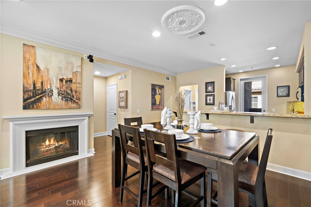 8028 Monaco Stanton, CA 90680 - Photo 12 of 35 fireplace, media niche