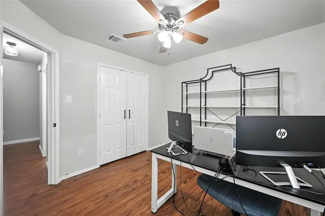 a room with gym equipment