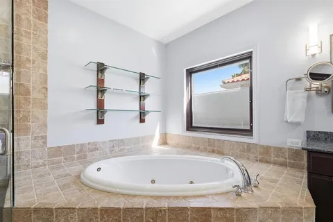 a view of a house with swimming pool