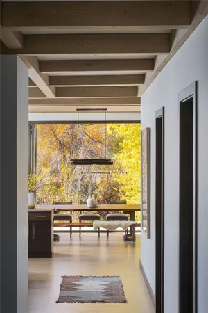 a view of sitting area with large window