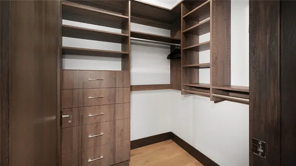 a view of walk in closet