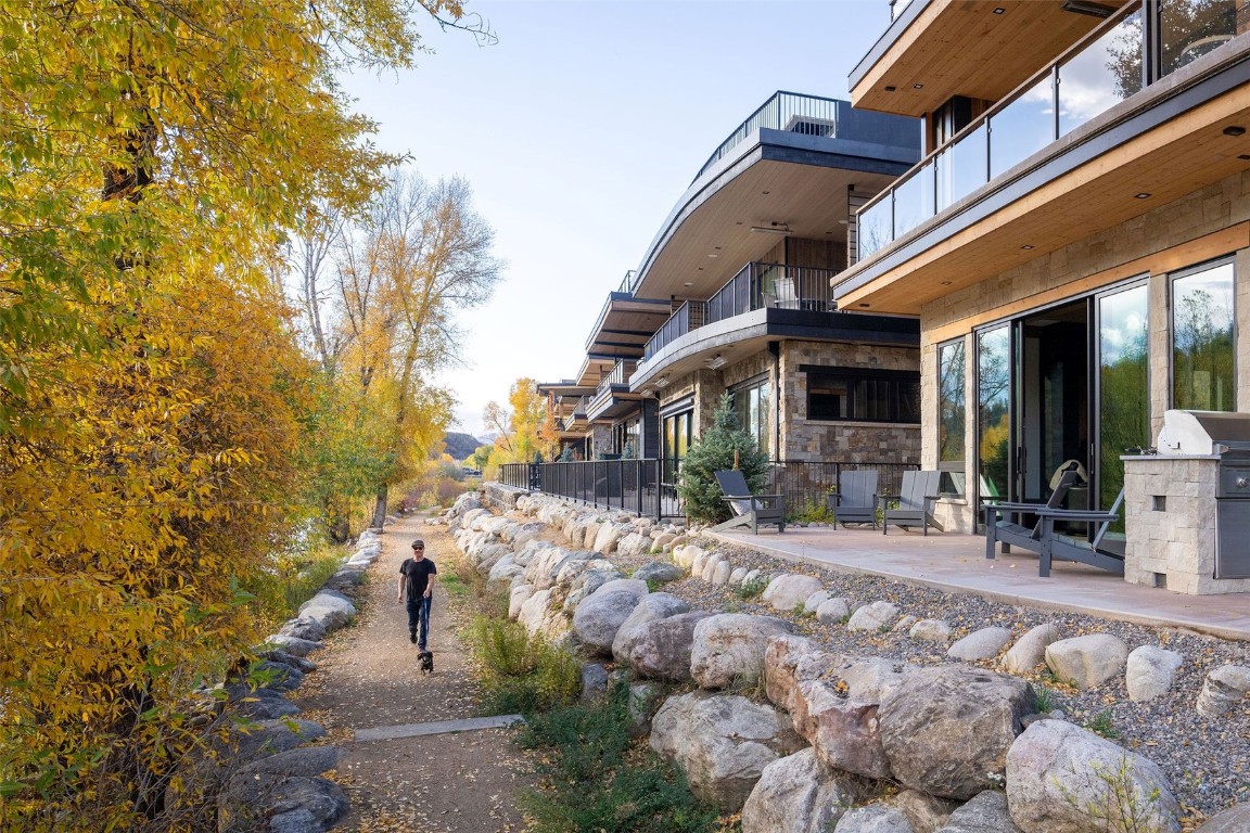 321 Riverview Way Steamboat Springs, CO 80487 - Photo 41 of 50 a view of a building with a patio