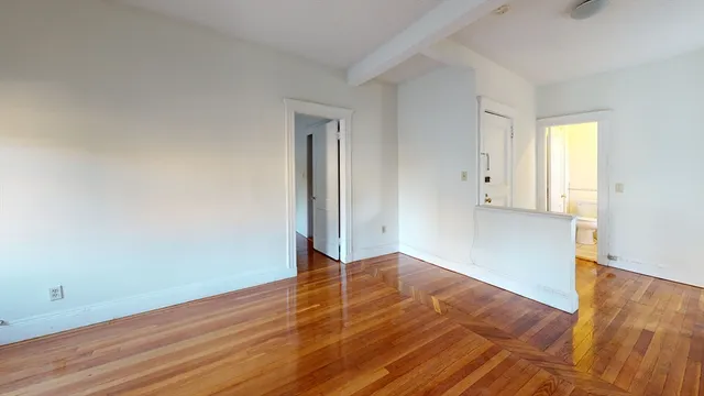 wooden floor in an empty room