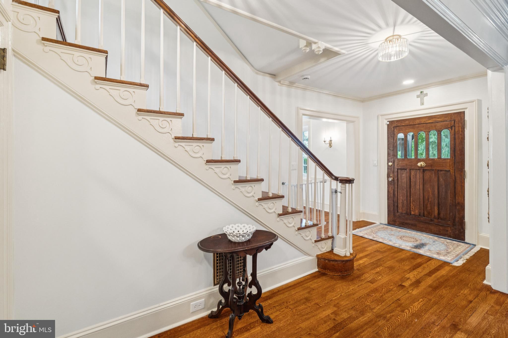 443 Homestead Road Wayne, PA 19087 - Photo 24 of 55 a view of entryway and hall with wooden floor