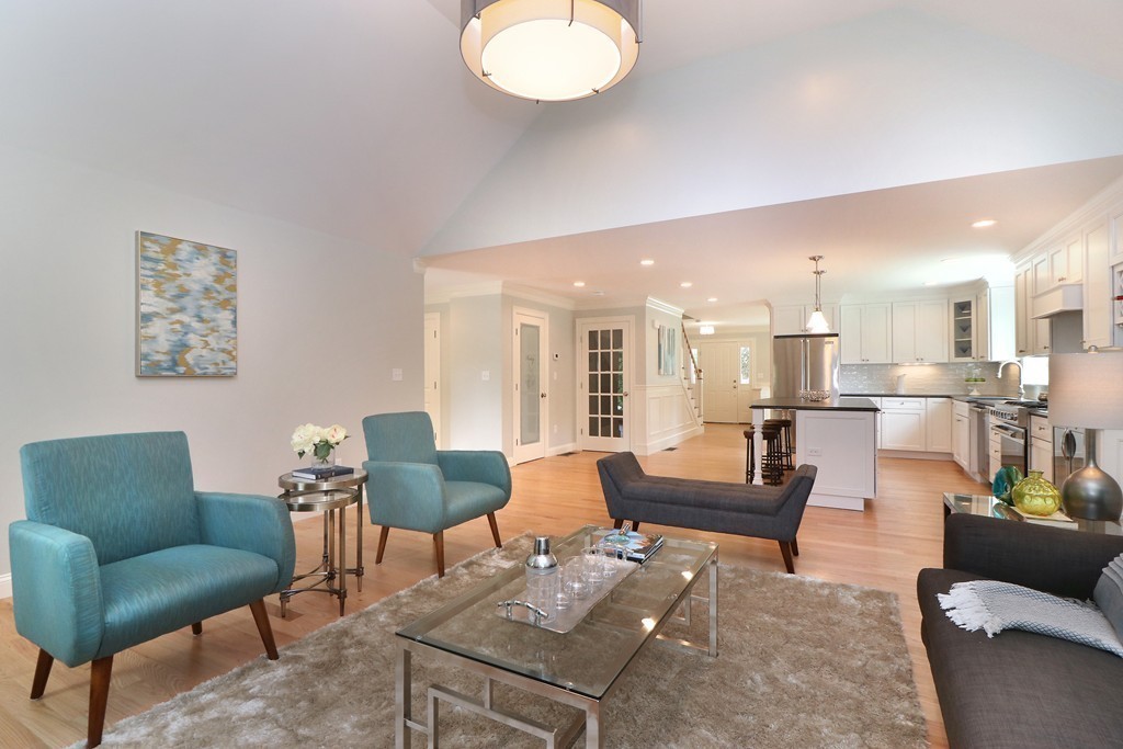 6 Tower Road Arlington, MA 02474 - Photo 12 of 30 a living room with furniture and a large mirror