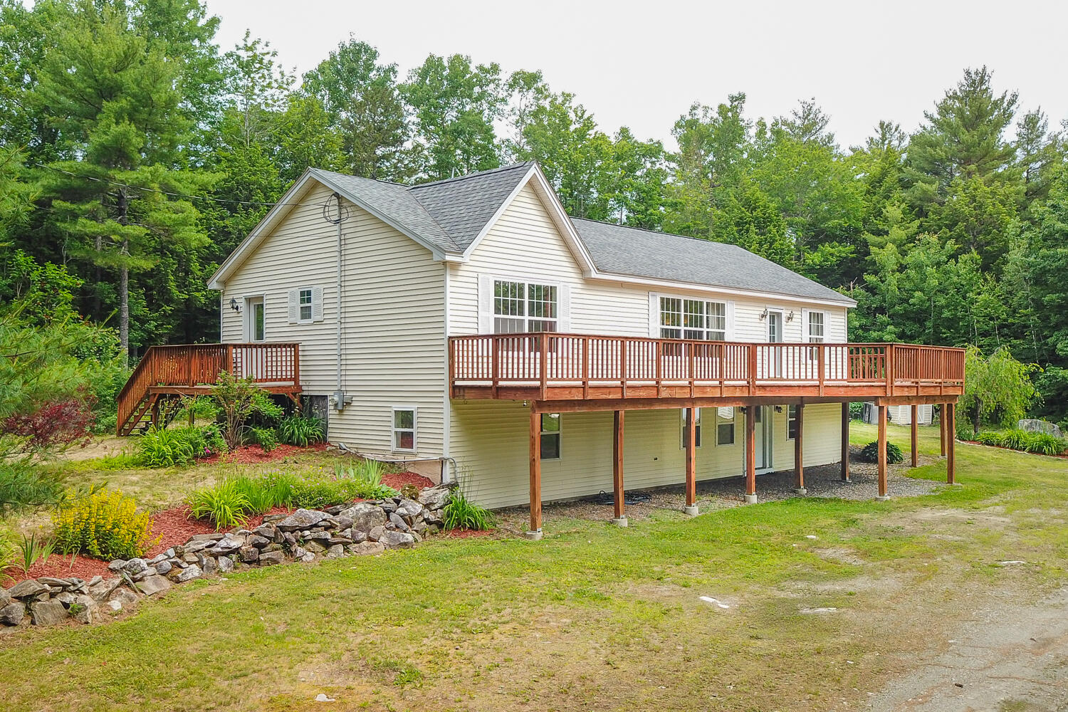 24 Bryant Road Searsmont, ME 04973 - Photo 3 of 26 Big Front Deck