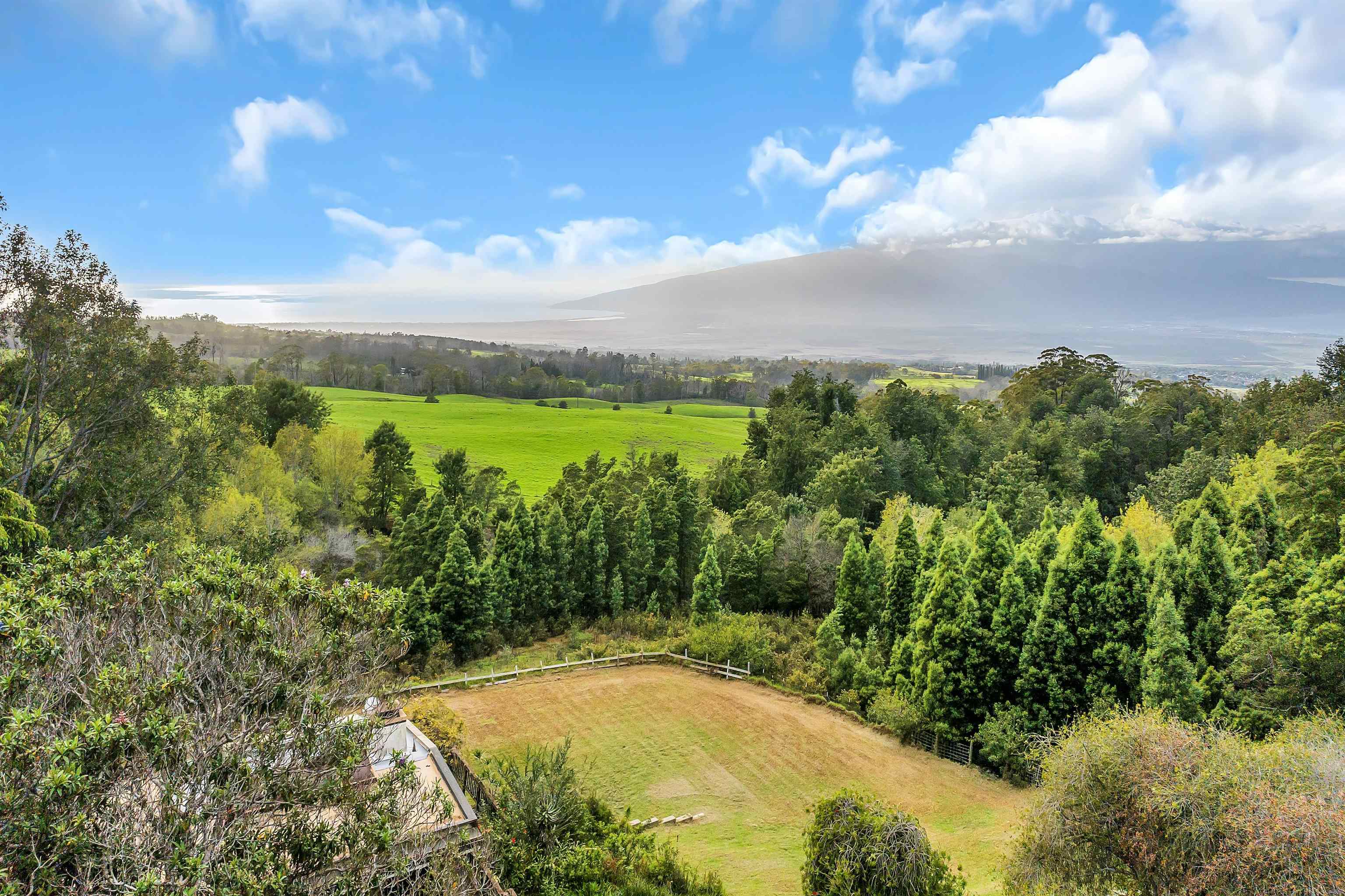 1854 Olinda Road Makawao, HI 96768 - Photo 23 of 26 a view of a lake with a yard