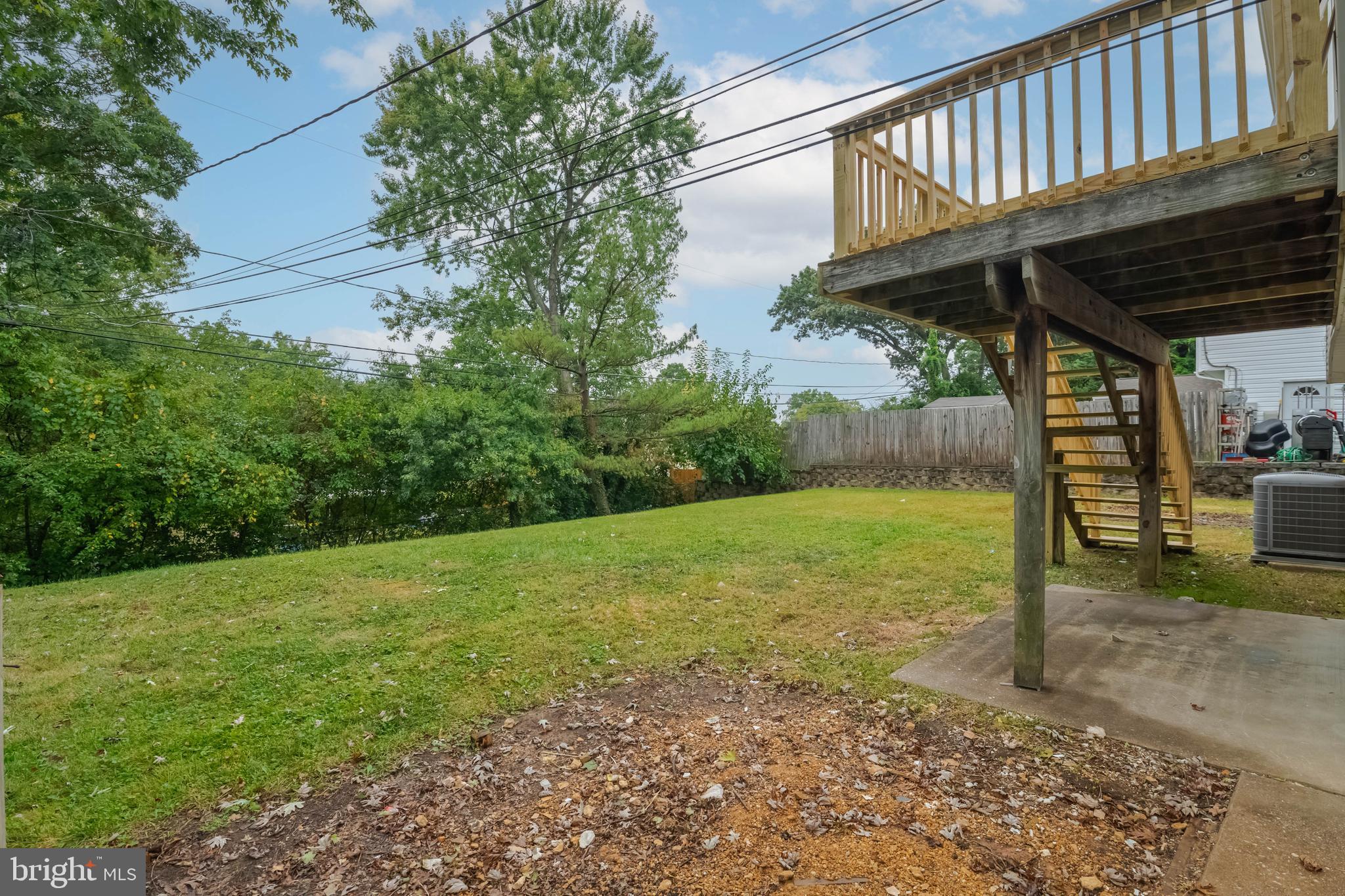 742 Joppa Farm Road Joppa, MD 21085 - Photo 11 of 42 Rear Yard Deck from Ground Level