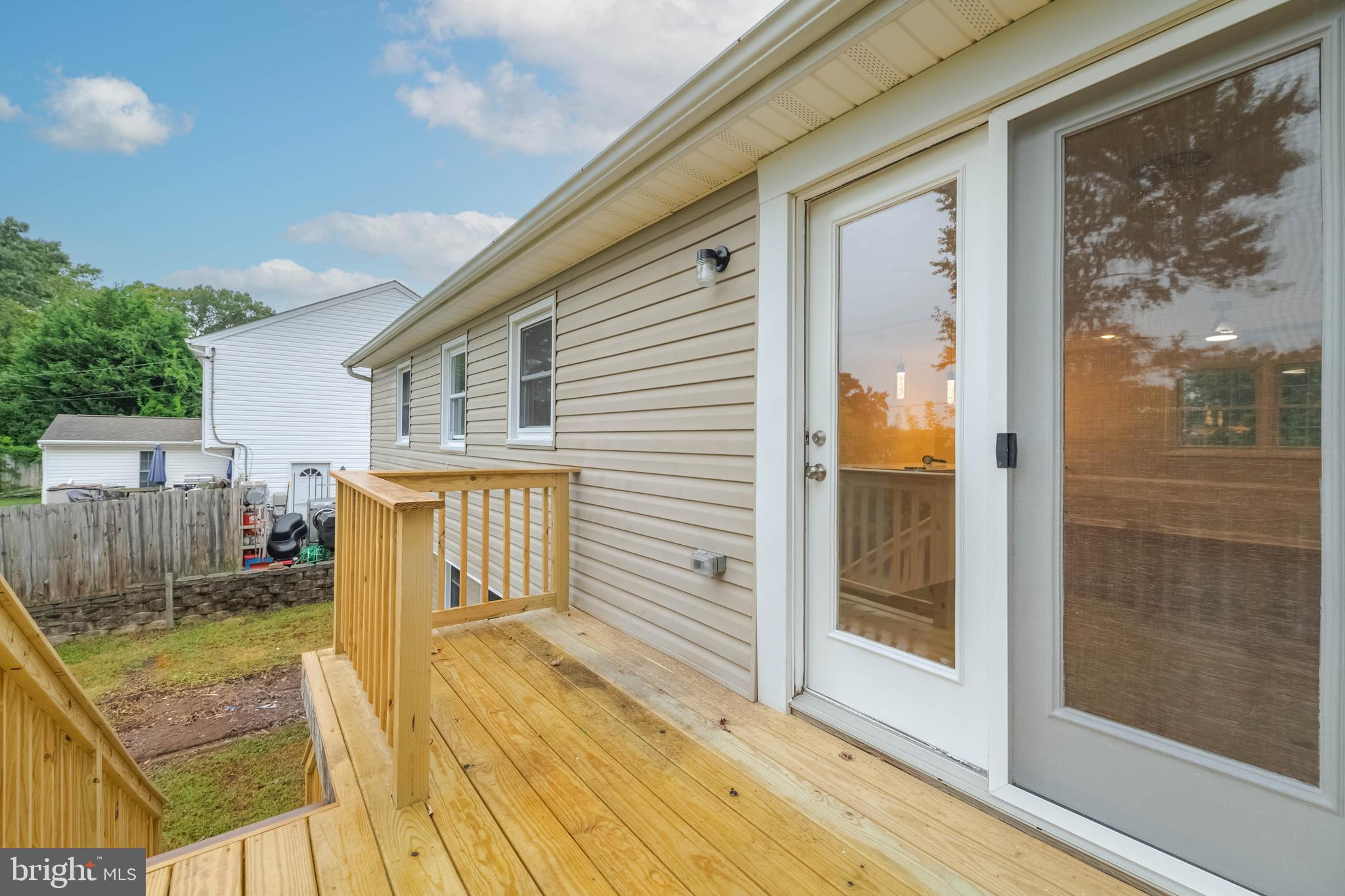 742 Joppa Farm Road Joppa, MD 21085 - Photo 5 of 42 Rear View Deck off Dining Area