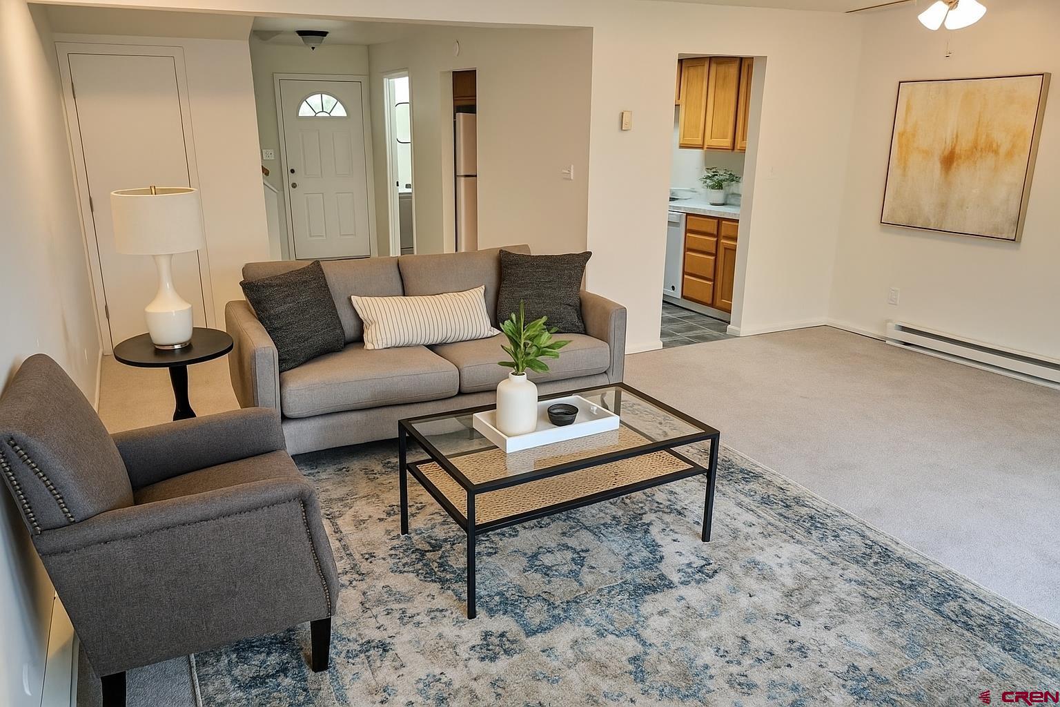 1900 County Road 240, Unit 2A Durango, CO 81301 - Photo 3 of 17 a living room with furniture and a rug