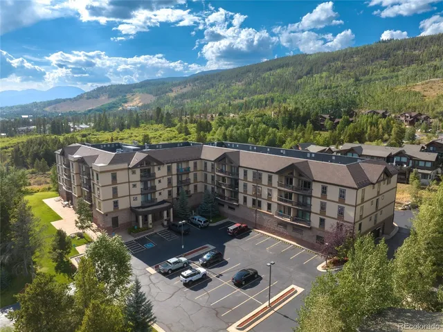 a view of a city with tall buildings