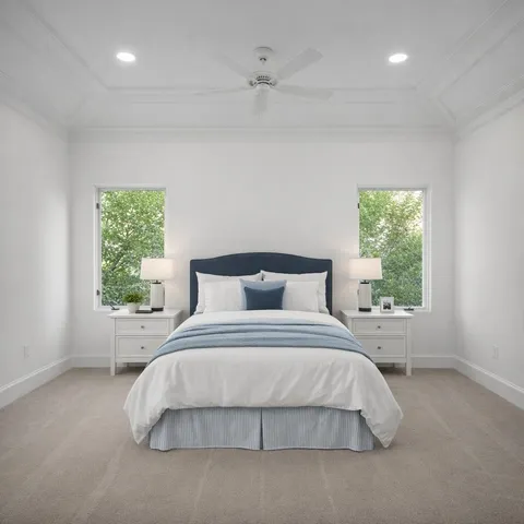 a front view of a house with swimming pool