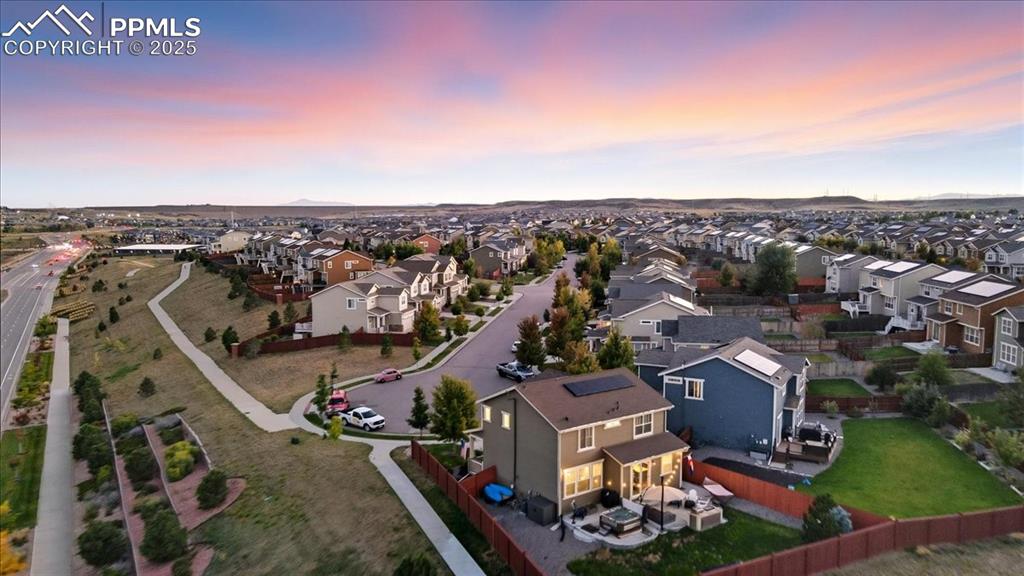 10539 Casper Point Parker, CO 80134 - Photo 30 of 35 Aerial perspective of suburban area