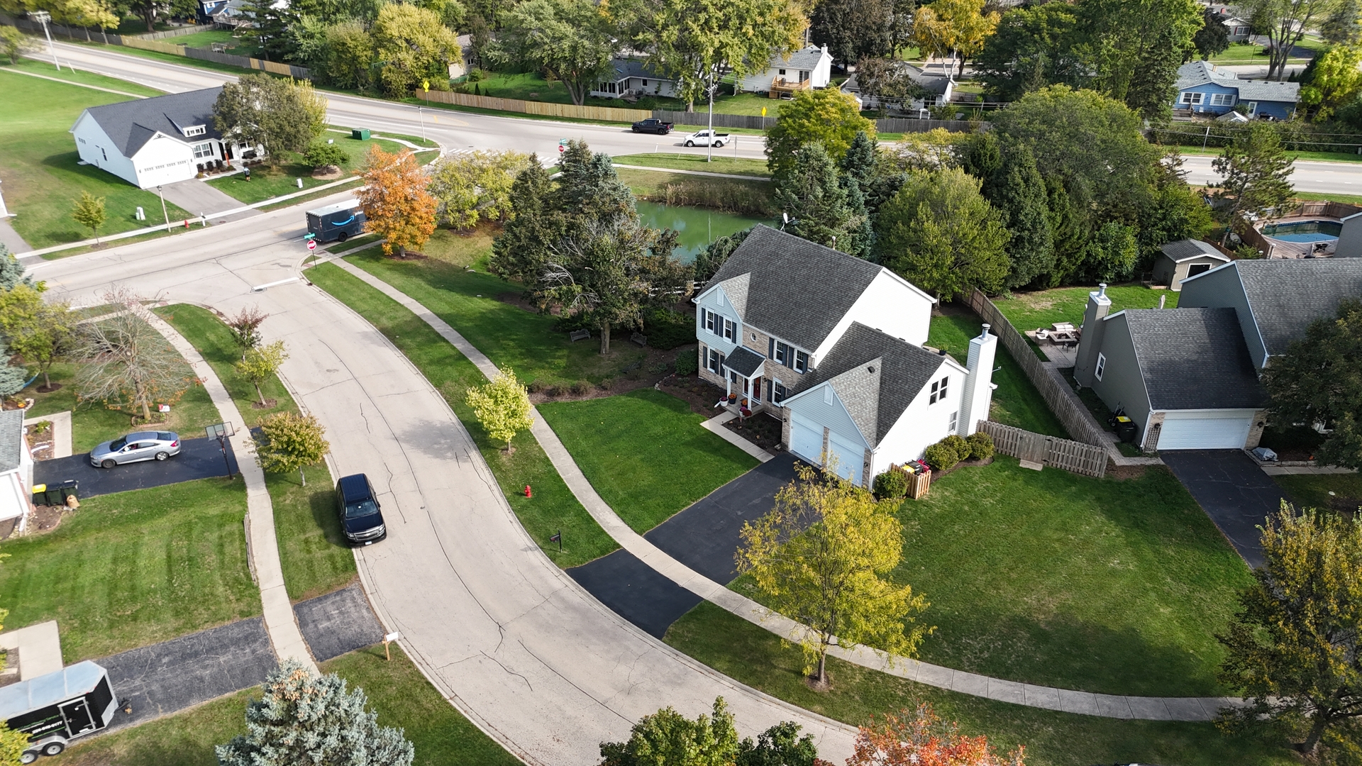2 Daybreak Ridge Trail Cary, IL 60013 - Photo 35 of 37 an aerial view of a house