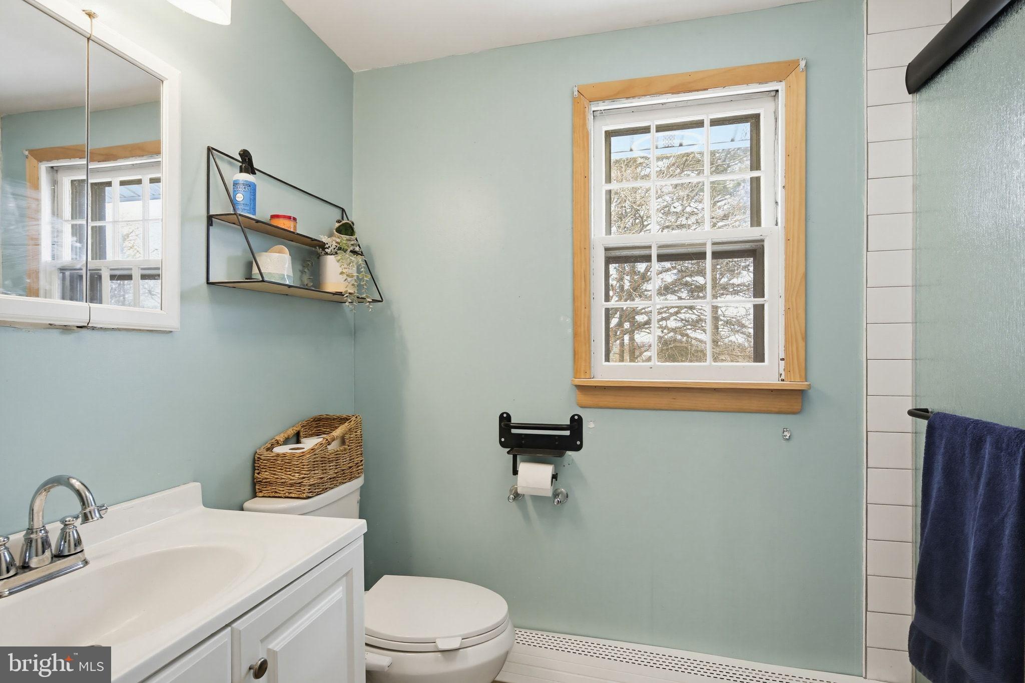 2124 Oaklyn Drive Fallston, MD 21047 - Photo 24 of 33 a bathroom with a sink a mirror and a toilet