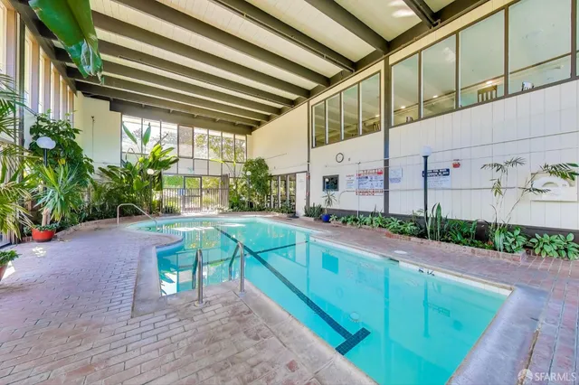 a view of an outdoor space and tennis court