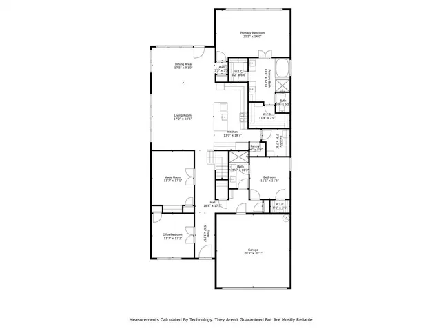 a picture of a floor plan