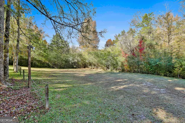a view of outdoor space with trees