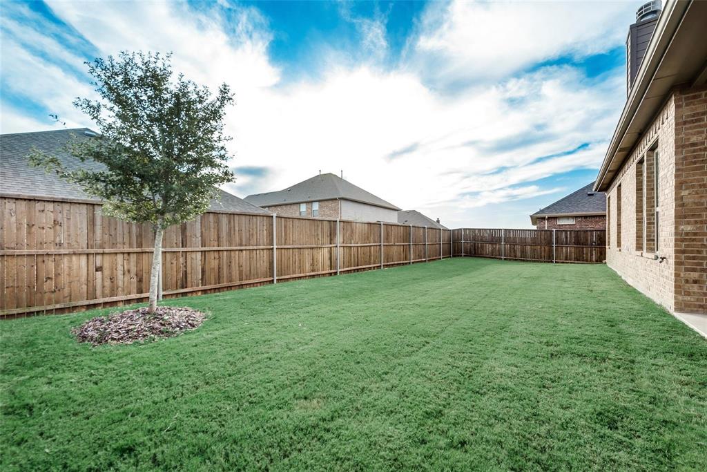 533 Alice Lane Fate, TX 75189 - Photo 14 of 14 a view of a backyard with a garden