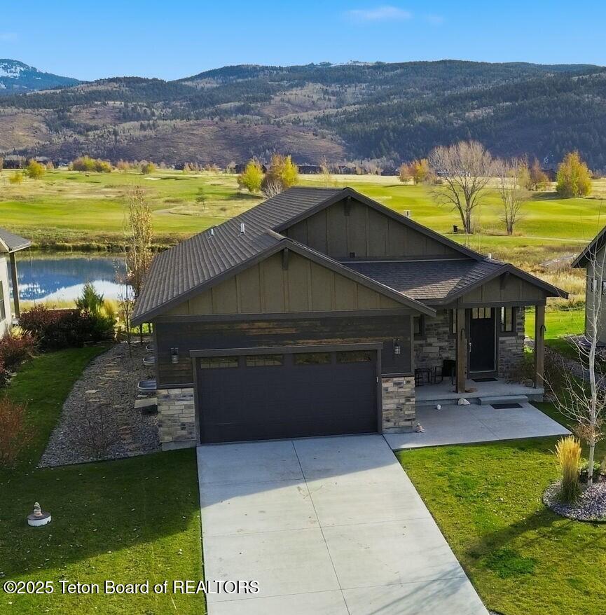 146 Swallowtail Drive Victor, ID 83455 - Photo 42 of 42 45 front from above looking east