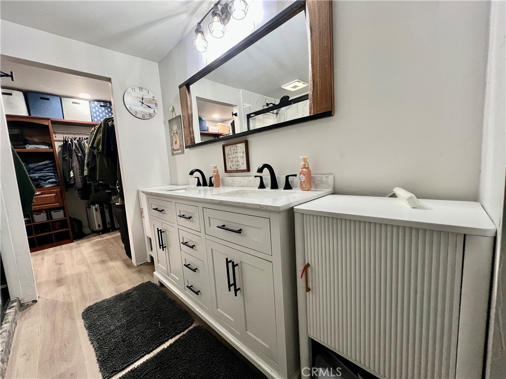 7541 Humboldt Road Butte Meadows, CA 95942 - Photo 14 of 25 a bathroom with a sink double vanity and a mirror