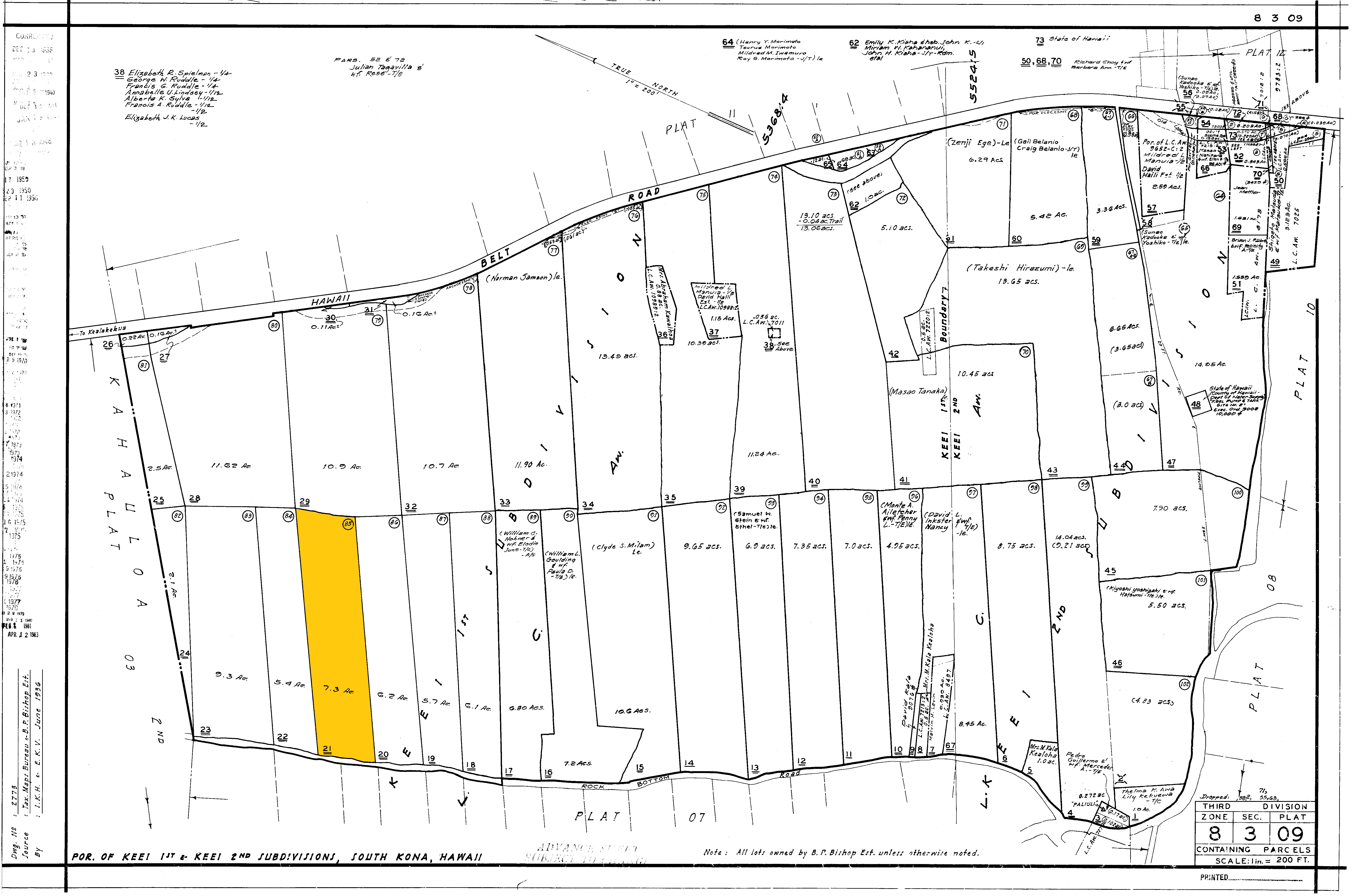 85 Rock Bottom Road Captain Cook, HI 96704 - Photo 6 of 6 a view of a balcony with wooden floor