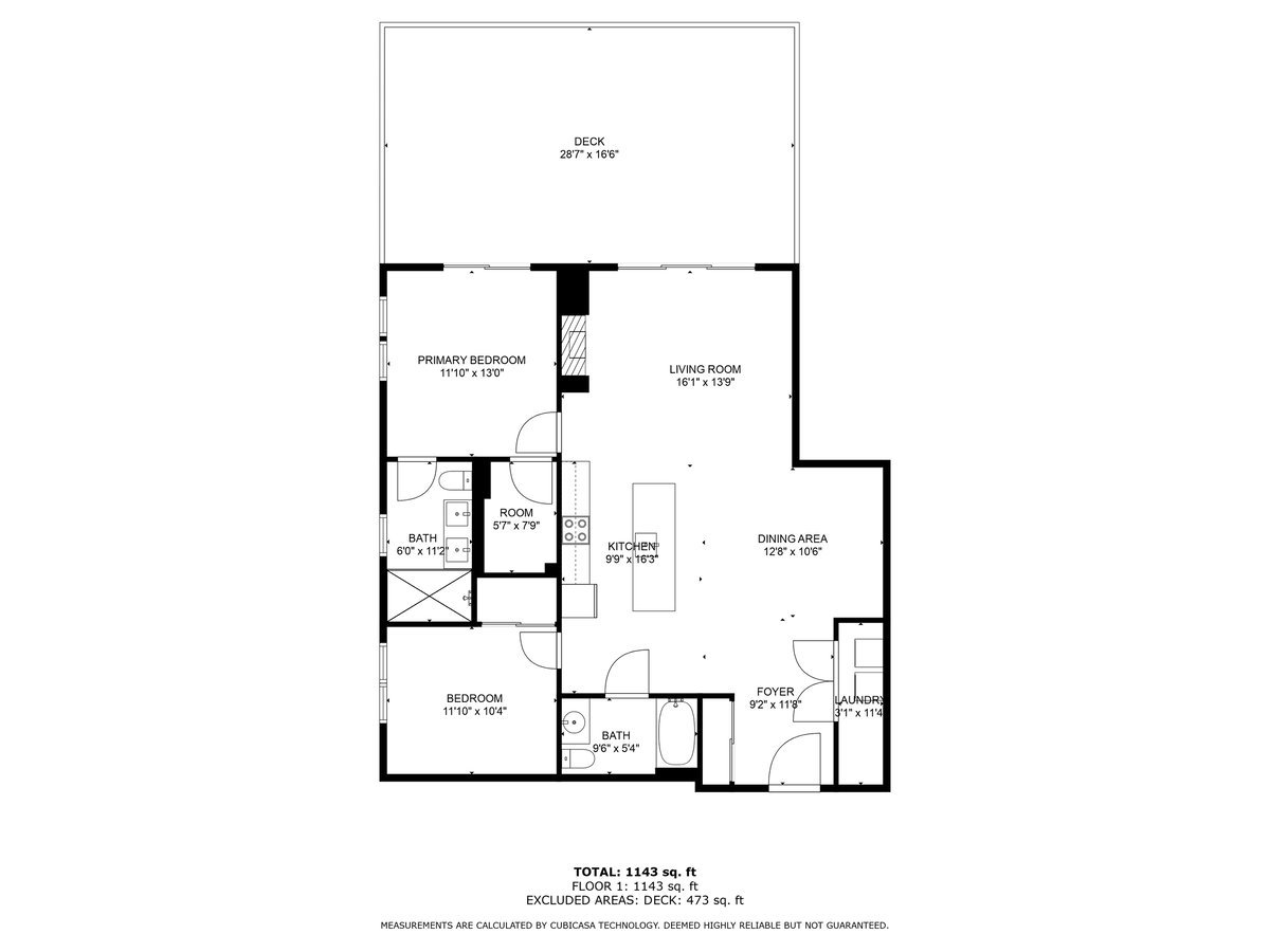 1801 West Grand Avenue, Unit 202 Chicago, IL 60622 - Photo 16 of 16 a picture of a floor plan