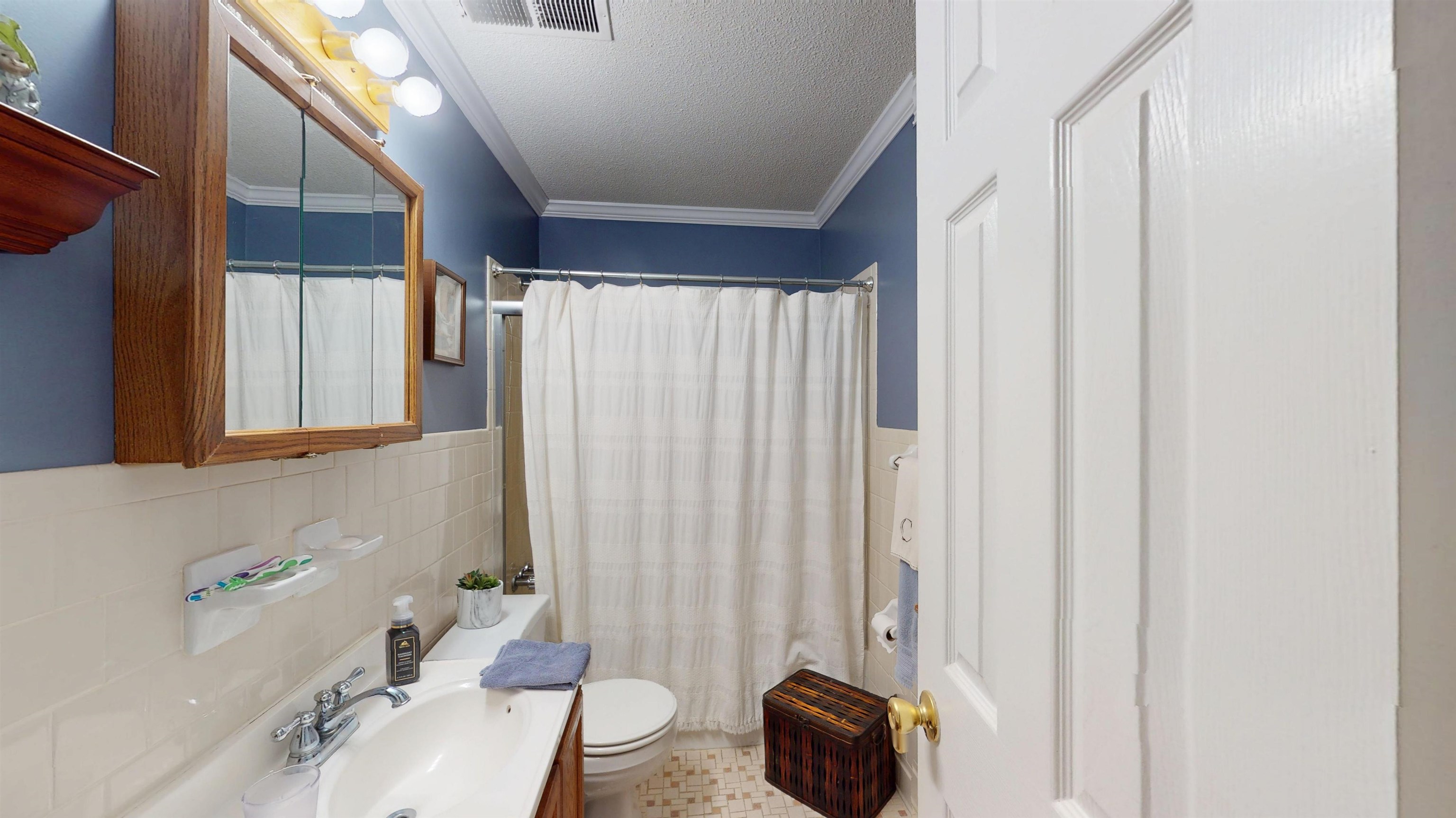 897 Bartlett Road Memphis, TN 38122 - Photo 15 of 33 a bathroom with a sink and a mirror