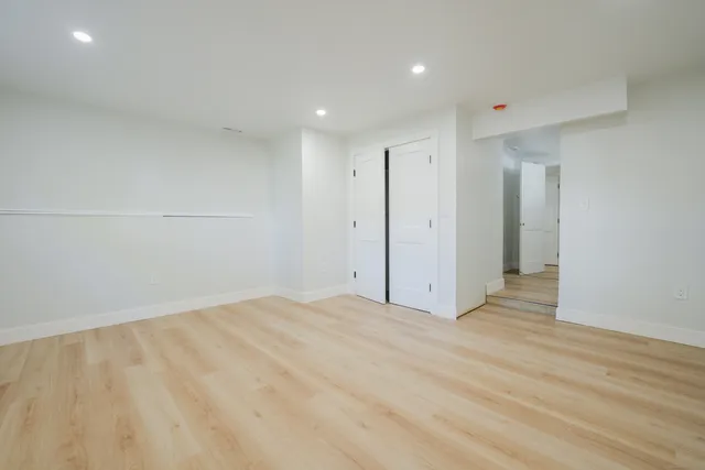 a view of an empty room