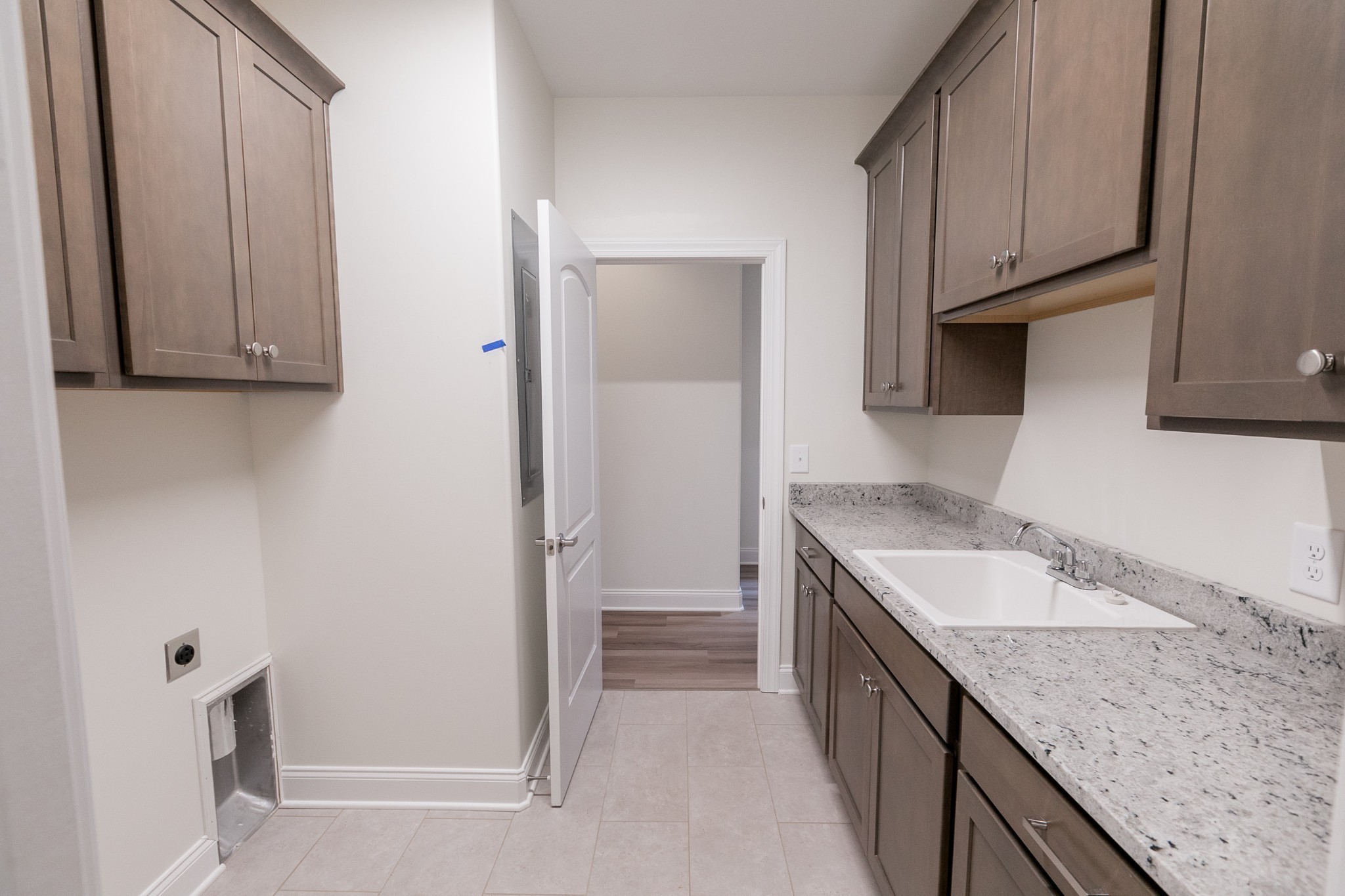 422 West Foxrun Springfield, TN 37172 - Photo 12 of 18 a bathroom with granite countertop a sink and a vanity