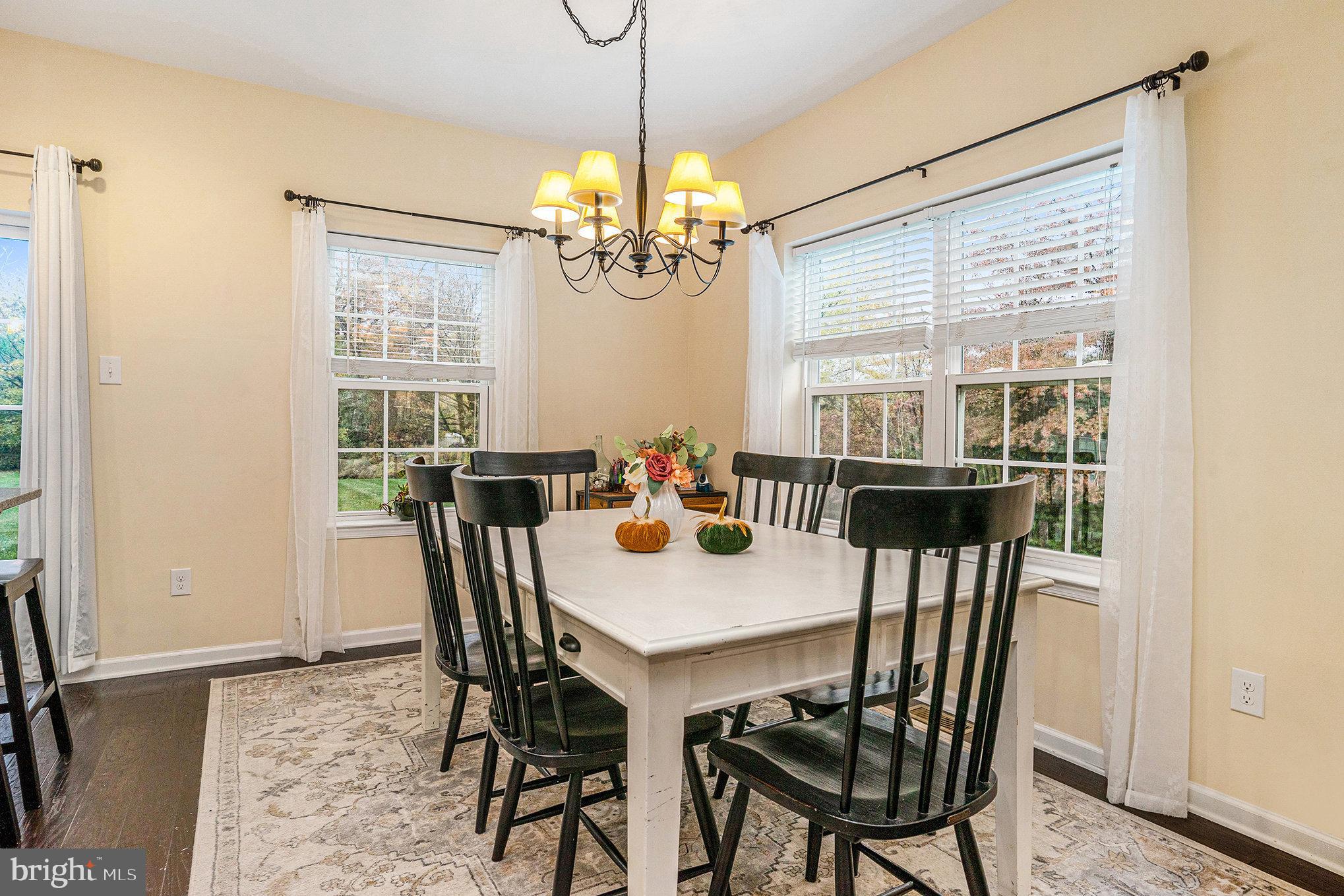 3611 Jacob Stout Road, Unit 8 Doylestown, PA 18902 - Photo 9 of 39 a view of a dining room with furniture window and outside view