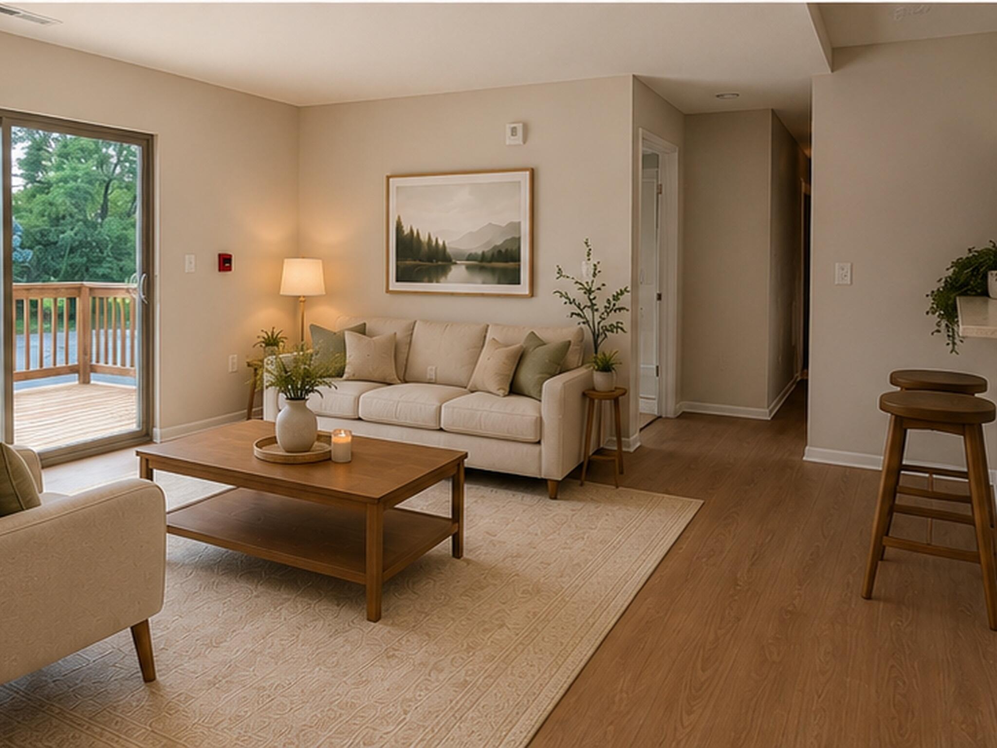 1011 South 2nd Street, Unit 11 Delavan, WI 53115 - Photo 4 of 25 Living Room Virtually Staged