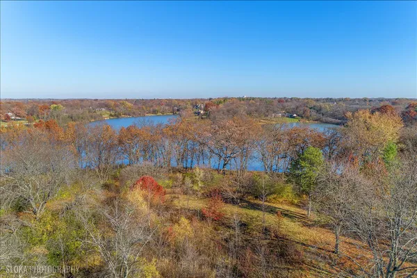 a view of lake and mountain
