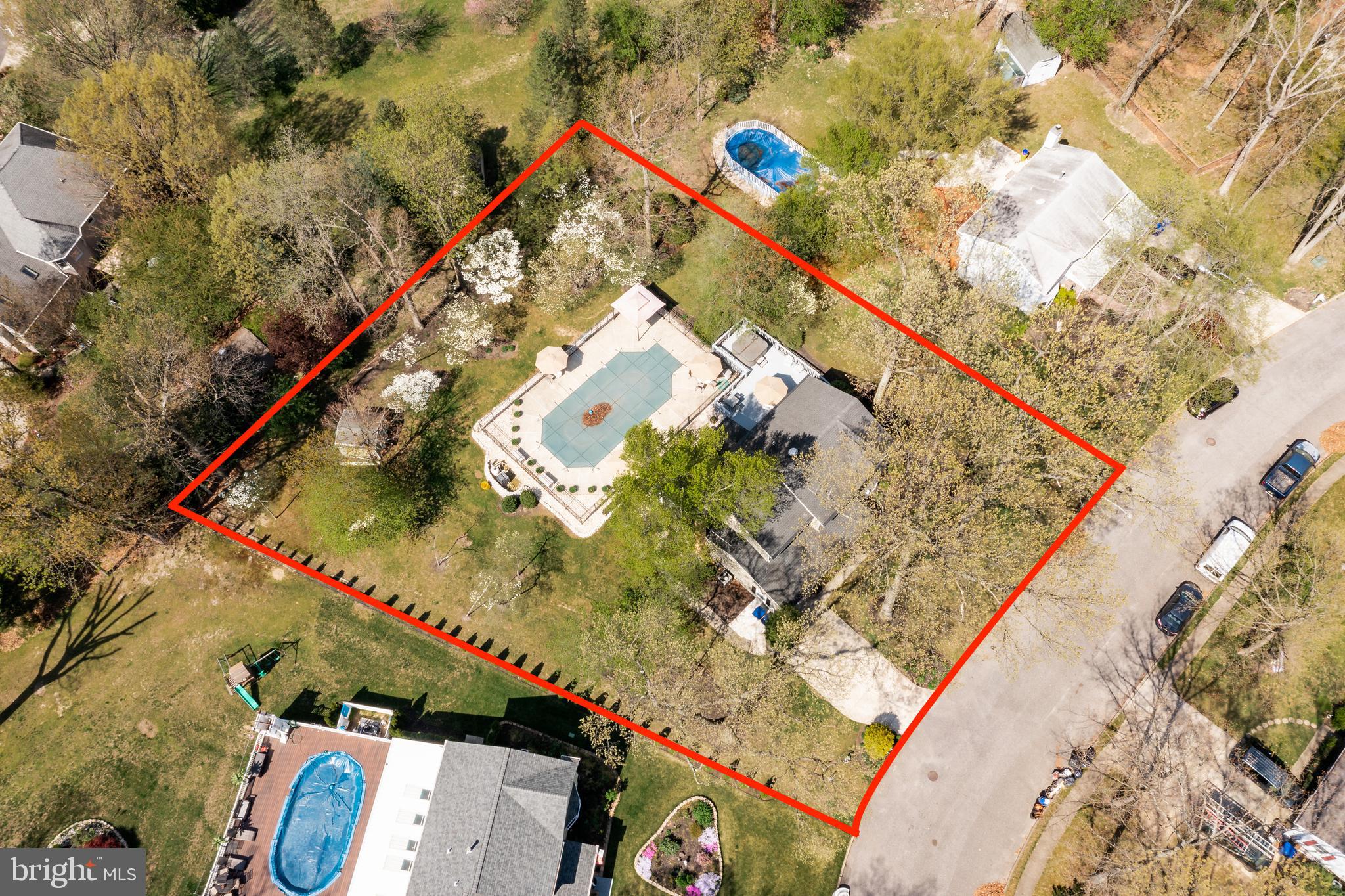 5 Framingham Road Edgewater Park, NJ 08010 - Photo 5 of 44 Ariel View of Lot Size