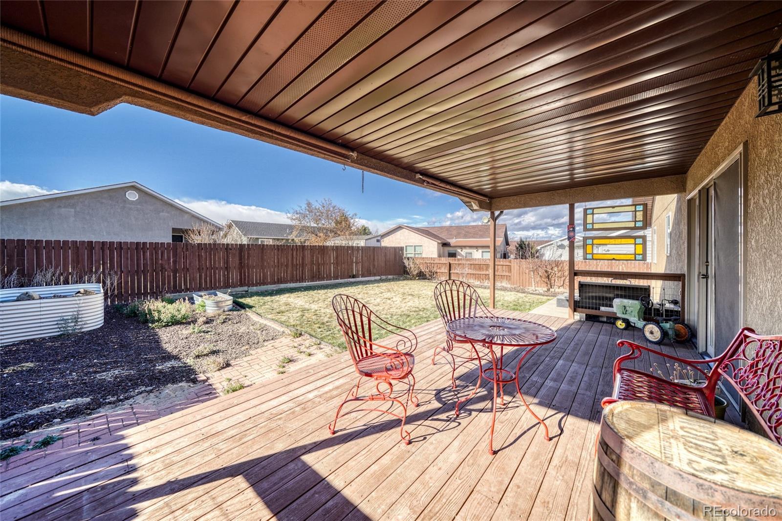 50 Rex Circle Salida, CO 81201 - Photo 23 of 50 a view of a patio with wooden floor